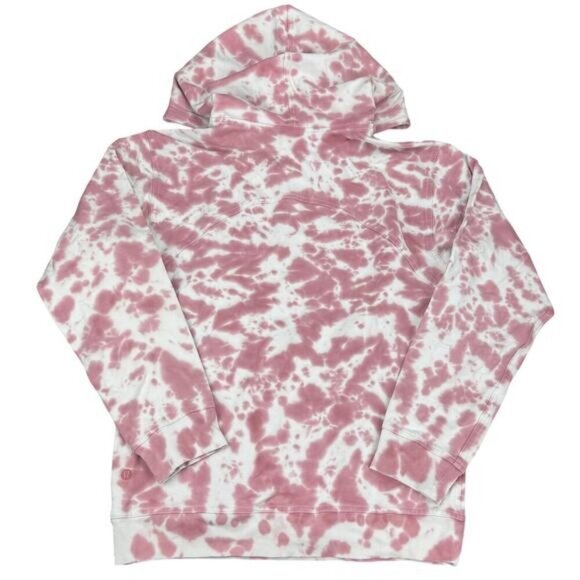 Lululemon All Yours Hoodie Tie Dye Fleece In Marmoleado Tie Dye Brier Rose 4 - Picture 6 of 7